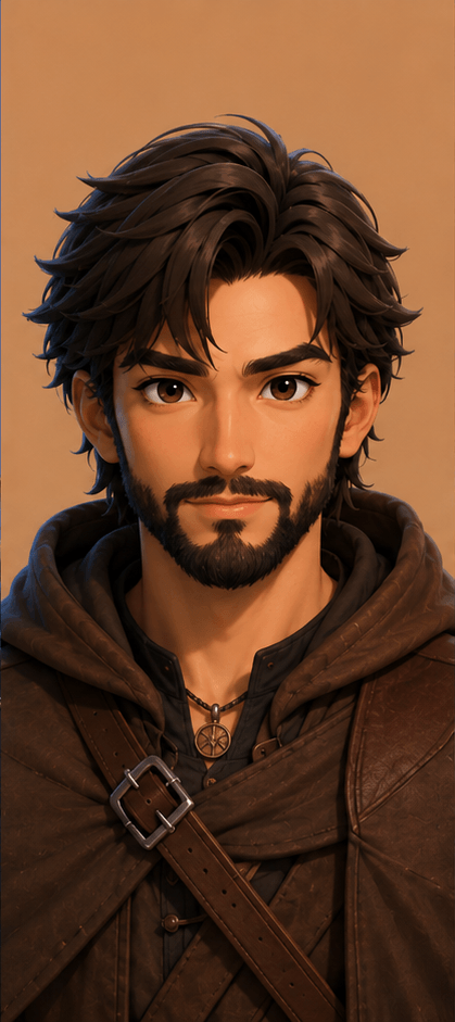 Fantasy adventurer character avatar