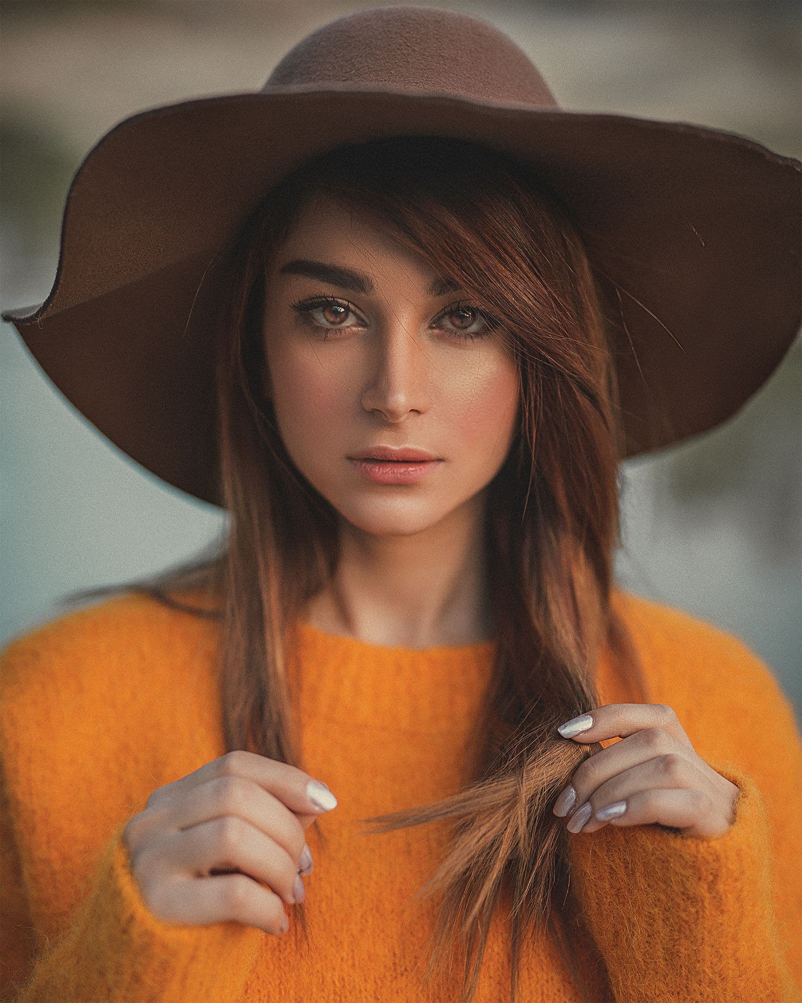 Stylized artistic character portrait.
